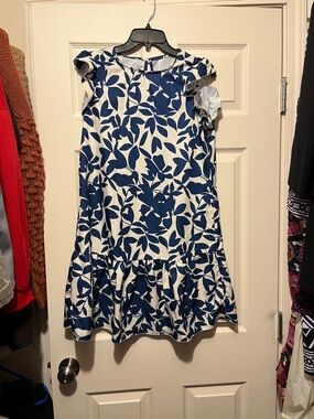 SHEIN Floral Sundress Flutter Sleeves - Size M